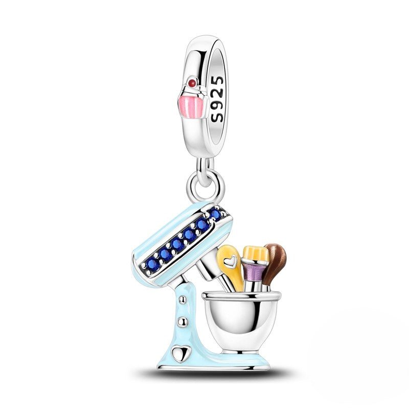Modenzastore Blue Mixer Baking Dangle Charm