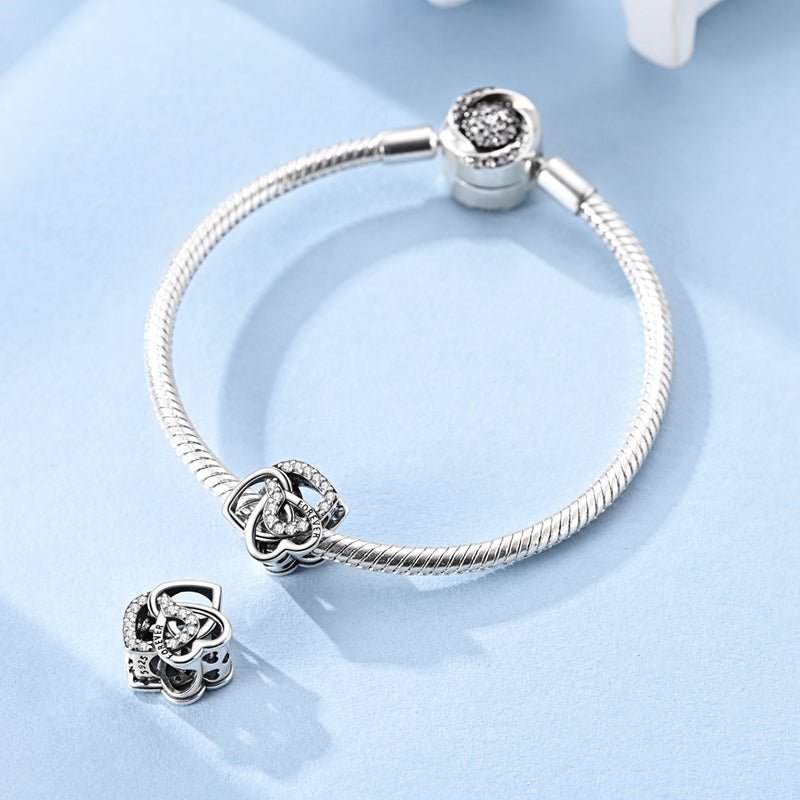 Modenzastore Forever Interlocking Hearts Charm