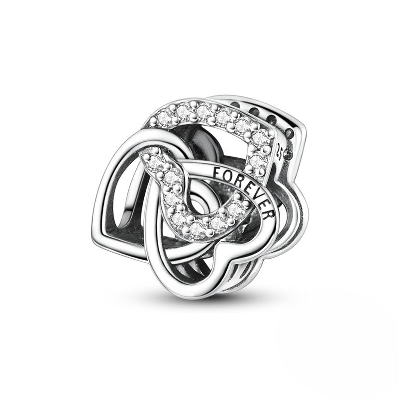 Modenzastore Forever Interlocking Hearts Charm