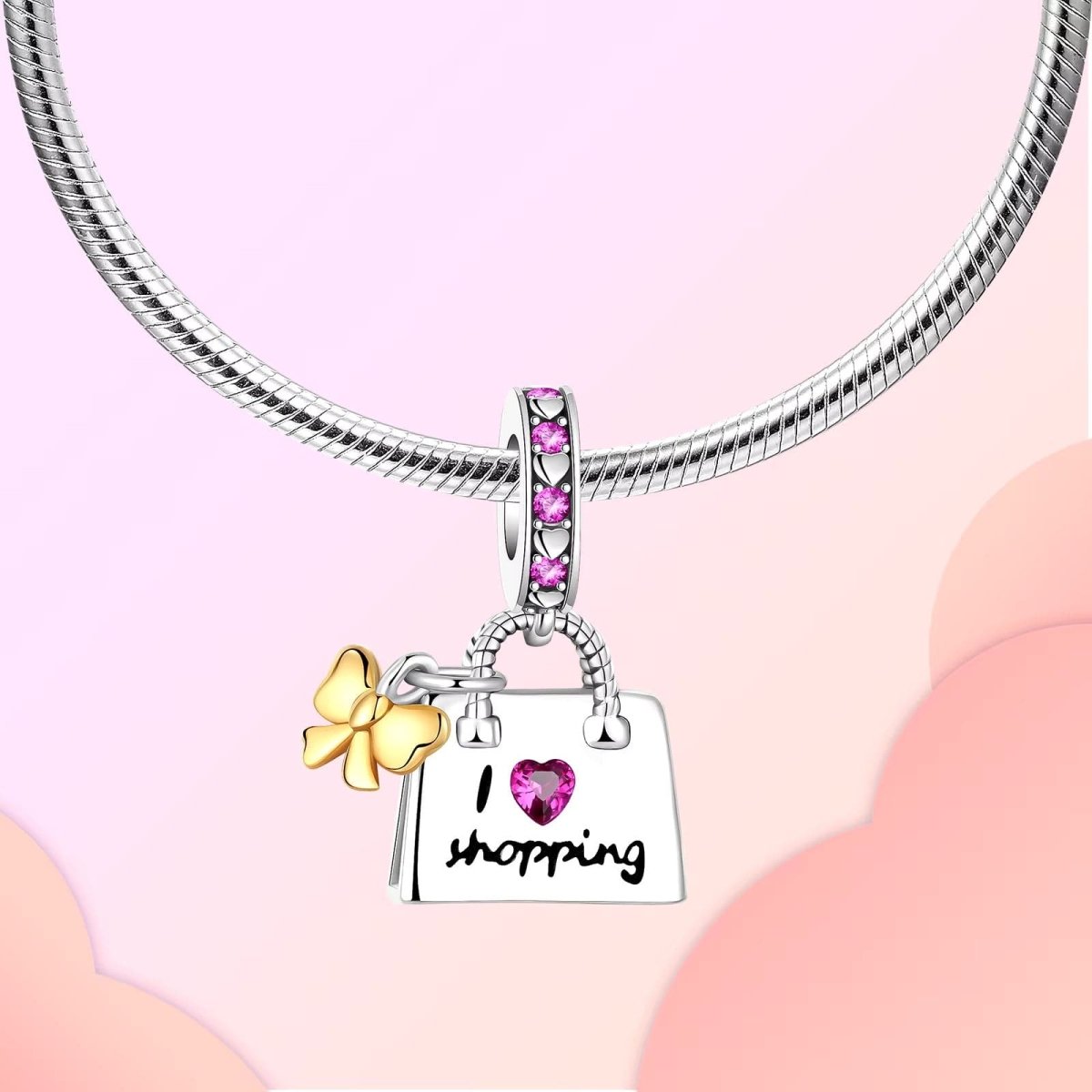 Modenzastore I Love Shopping Dangle Charm