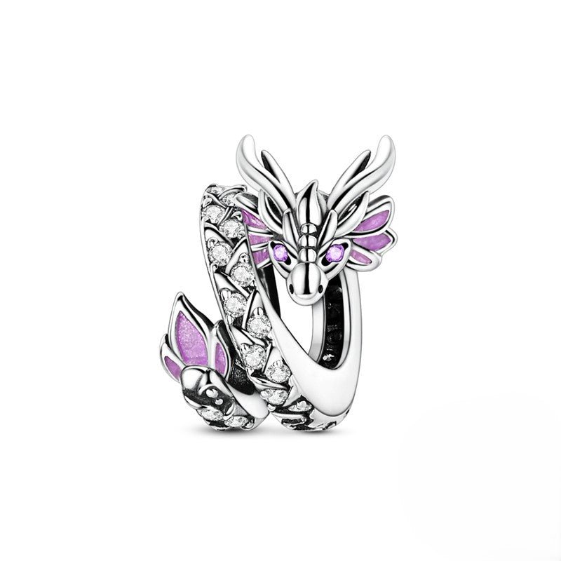 Modenzastore Purple Enchanted Dragon Charm
