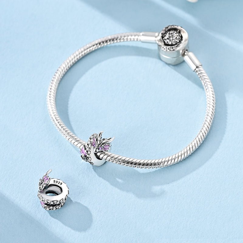 Modenzastore Purple Enchanted Dragon Charm